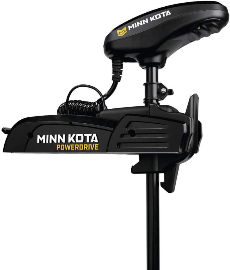 Minn Kota 1358455 Pontoon PowerDrive Bow-Mount Trolling Motor with Foot Pedal, 55 Lb. Thrust, 48 in. Shaft, Freshwater - Image 2