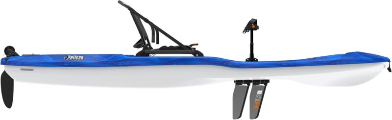 Pelican - Getaway 110 HDII Recreational Kayak- Sit-on-Top - Lightweight and Stable one Person Kayak Vapor Deep Blue-White- 11 ft - Image 3