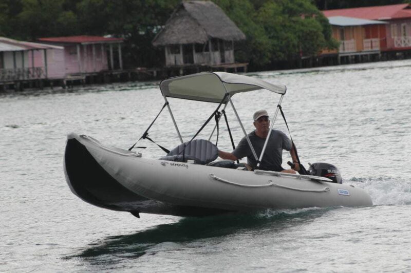 BRIS 15.4Ft Inflatable Kayak Fishing Tender 4 Person Kayaks Canoe Dinghy - Image 9