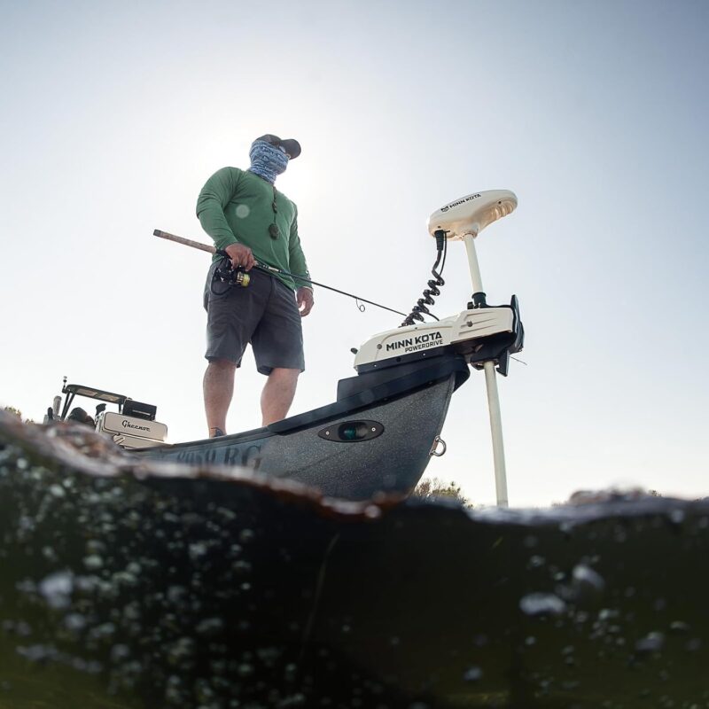 Minn Kota 1363575 Riptide PowerDrive Bow-Mount Trolling Motor with Micro Remote, 55 Lb. Thrust, 54 in. Shaft, Saltwater - Image 6
