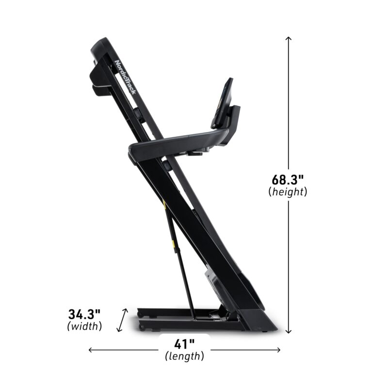 NordicTrack T 6.5 S Smart Treadmill – iFIT-Powered Personal Trainer, 0–10 MPH, 10% Incline, FlexSelect Cushioning (Black) - Image 48