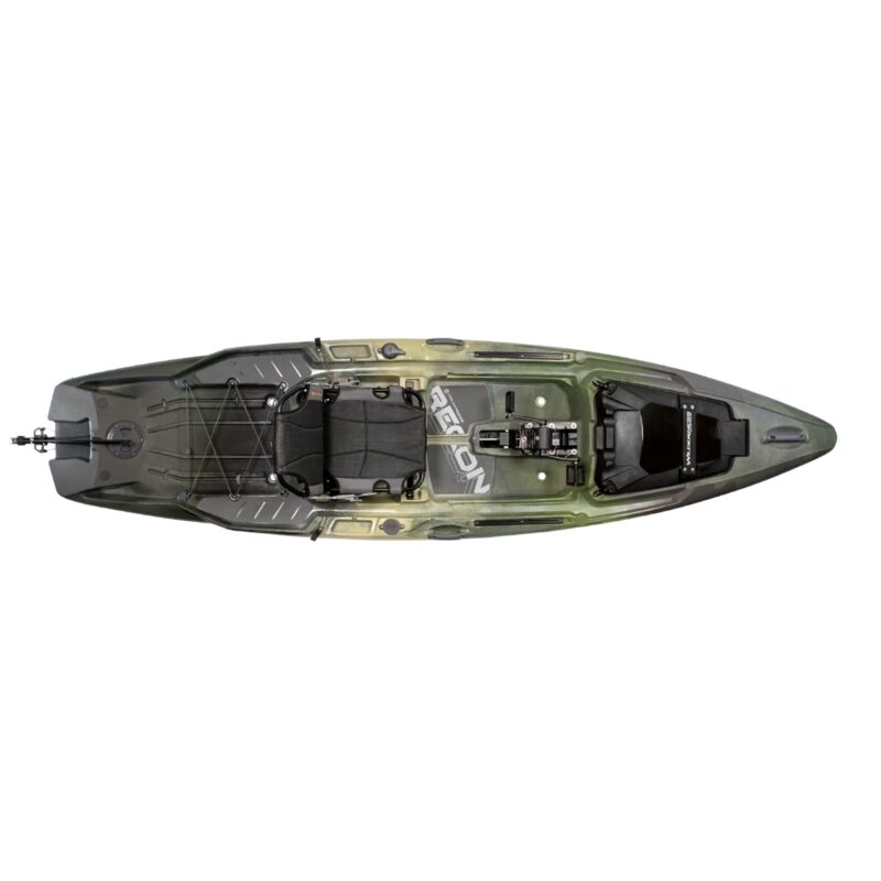 Wilderness Systems Recon 120 HD - Sit on Top Fishing Kayak - 360 Degree ACES seat & Helix PD™ Pedal Drive System - 12 ft