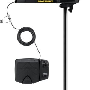 Minn Kota 1358450 PowerDrive Bow-Mount Trolling Motor with Dual Spectrum Chirp Sonar, Foot Pedal, 55 Lb. Thrust, 54 in. Shaft, Freshwater
