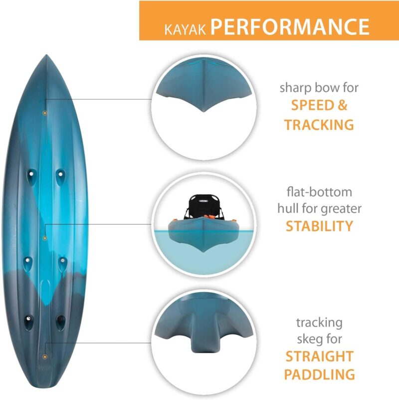 Lifetime Tamarack Pro 103 Sit-On-Top Kayak, Lightning Fusion, 10 ft. 3 in. - Image 3