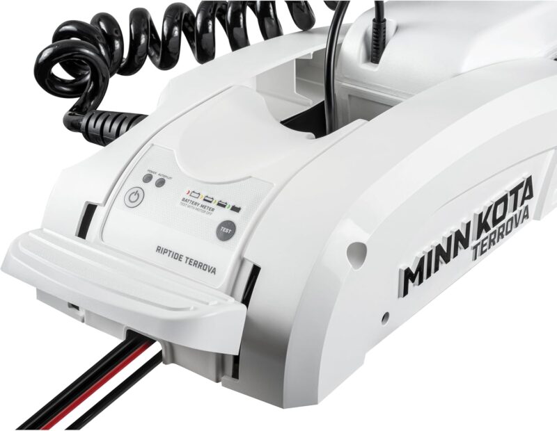 Minn Kota 1363786 Riptide Terrova Bow-Mount Trolling Motor with Spot-Lock, Wireless Remote, 80 Lb. Thrust, 60 in. Shaft, Saltwater - Image 5