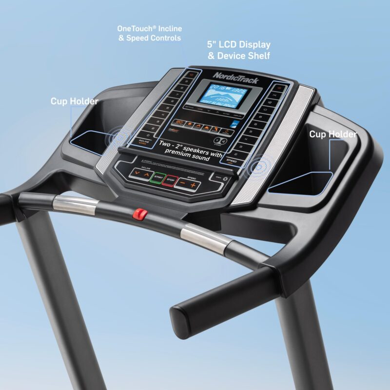 NordicTrack T 6.5 S Smart Treadmill – iFIT-Powered Personal Trainer, 0–10 MPH, 10% Incline, FlexSelect Cushioning (Black) - Image 22