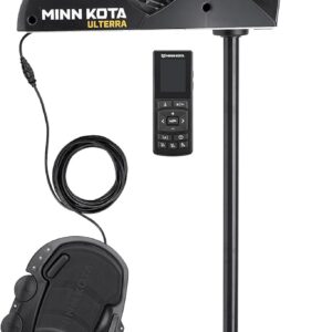 Minn Kota 1358975 Ulterra Bow-Mount Trolling Motor with Dual Spectrum Chirp Sonar, Wireless Remote, 80 Lb. Thrust, 45 in. Shaft, Freshwater