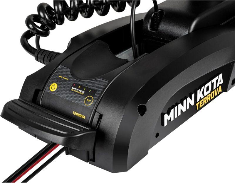 Minn Kota 1358385 Terrova Bow-Mount Electric Trolling Motor with Spot-Lock, MEGA Down Imaging, Wireless Remote, 80 Lb. Thrust, 45 in. Shaft, Freshwater - Image 6