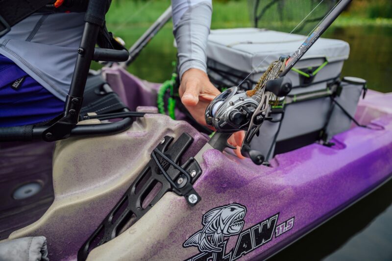 Perception Kayaks Outlaw 11.5 | Sit on Top Fishing Kayak | Fold Away Lawn Chair Seat | 4 Rod Holders | Integrated Tackle Trays | 11' 6" - Image 8