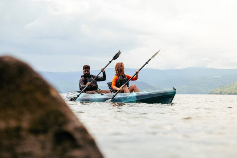 Perception Tribe 13.5 Sit on Top Tandem Kayak for All-Around Fun Large Rear Storage with Tie Downs - Image 9