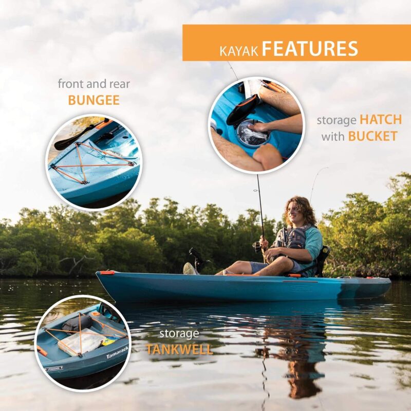 Lifetime Tamarack Pro 103 Sit-On-Top Kayak, Lightning Fusion, 10 ft. 3 in. - Image 5