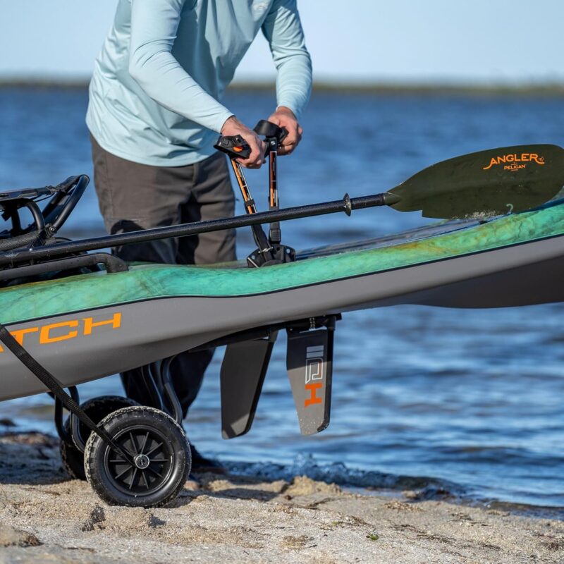 Pelican Catch Kicker 110 HDII - Sit on top Fishing Angler Pedal Kayak - Amazonia - HyDryve II Pedal System - Stable - 11 ft - Image 5