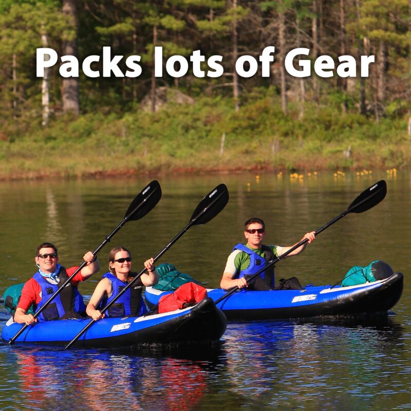 Sea Eagle 380X 12'6" Explorer Inflatable Kayak- Fishing, Touring, Camping, Exploring &White Watering-Self Bailing, Removable Skeg, Drop Stitch Floor - Image 28