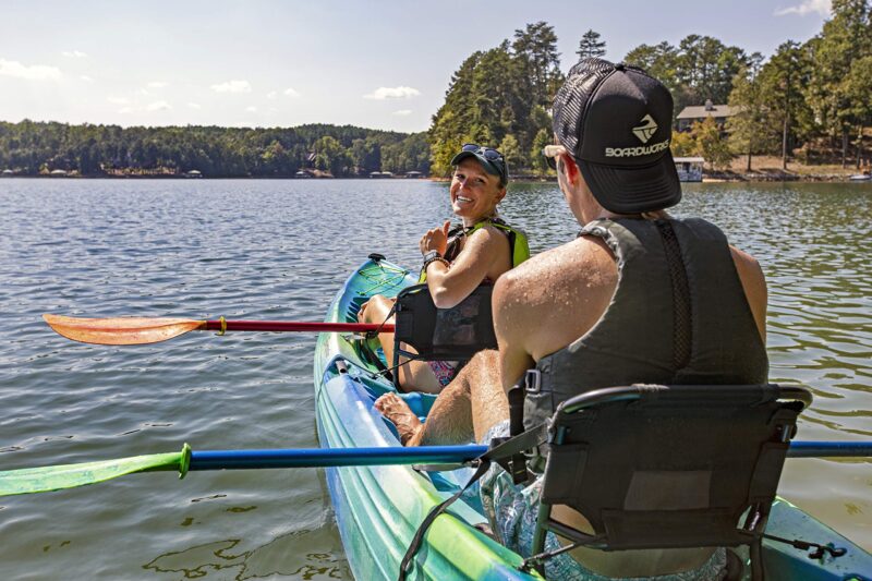 Perception Tribe 13.5 Sit on Top Tandem Kayak for All-Around Fun Large Rear Storage with Tie Downs - Image 17