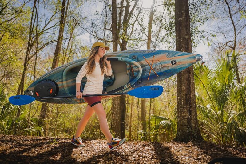 Pelican Argo 100XR - Premium Sit-in Recreational Kayak - Lightweight one Person Kayak - 10 ft - Cosmos - Image 6