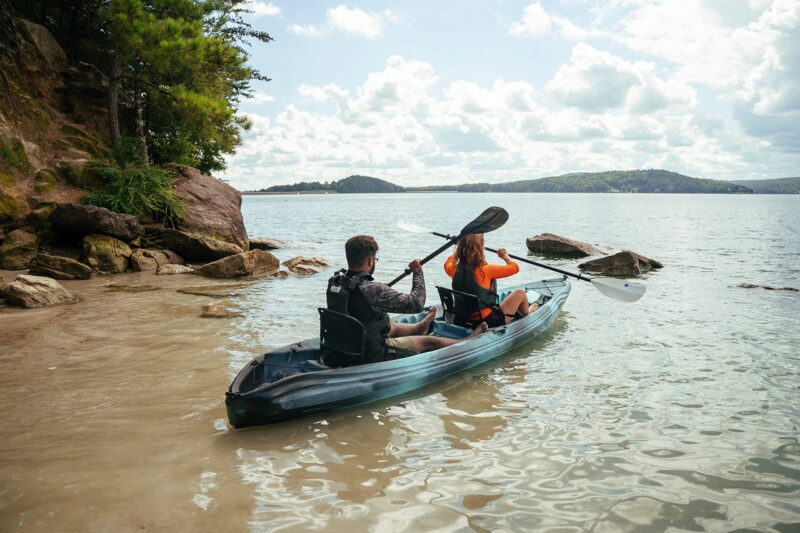 Perception Tribe 13.5 Sit on Top Tandem Kayak for All-Around Fun Large Rear Storage with Tie Downs - Image 8