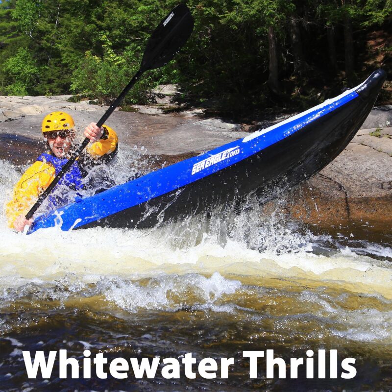 Sea Eagle 380X 12'6" Explorer Inflatable Kayak- Fishing, Touring, Camping, Exploring &White Watering-Self Bailing, Removable Skeg, Drop Stitch Floor - Image 18